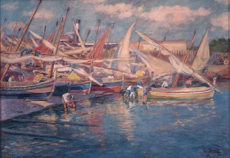Vicenç Buil de la Torre (1867-?). Port de Barcelona 1906. 
