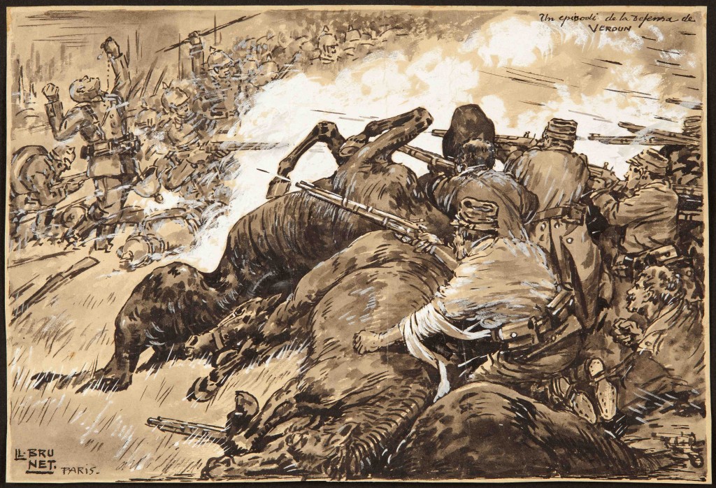 An episode of Verdun battle- Paris