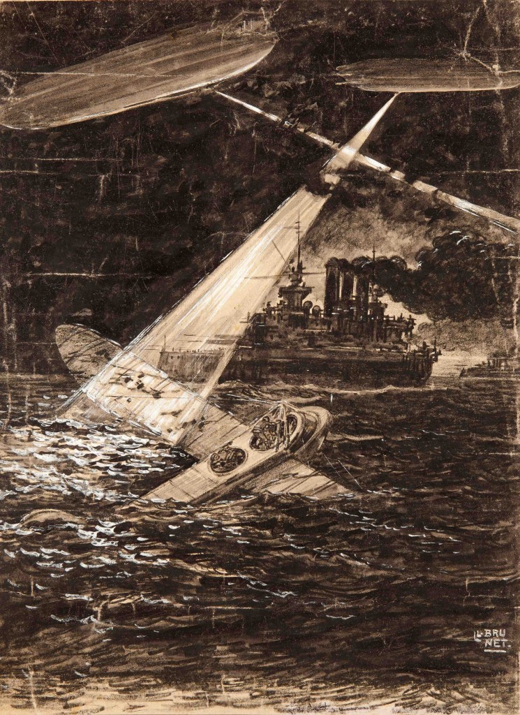 Rescue of a device fallen at the sea