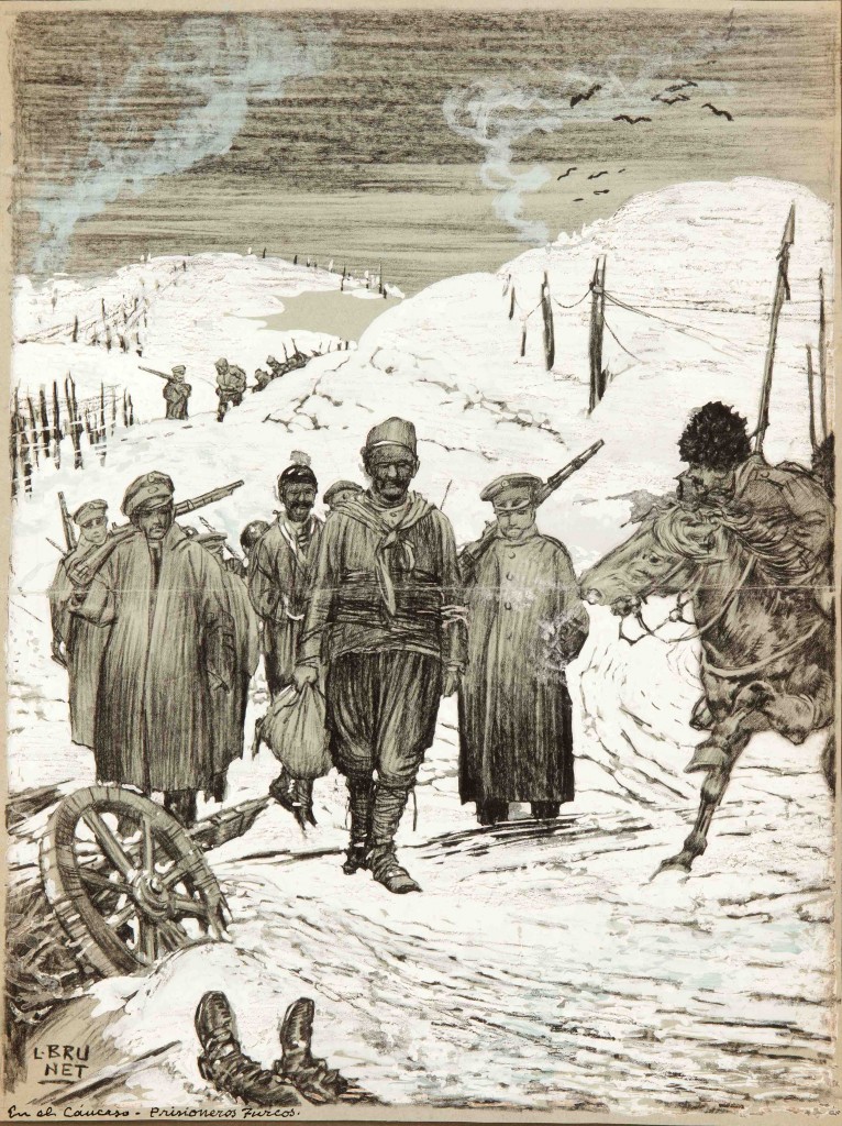 El Cáucaso- Prisioneros turcos